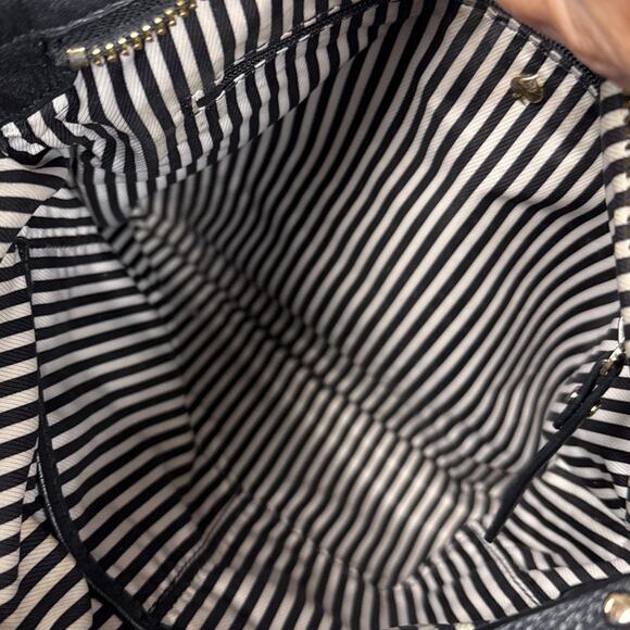 Y2K Kate Spade Tenley Cross Body Purse Pebbled Black Leather Adjustable Strap - Picture 4 of 11